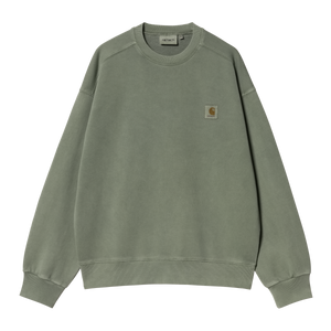 SWEATSHIRT NELSON LOGO PARK GREEN CARHARTT WIP BALOON LOOSE FIT NOUVELLE COLLECTION MIXTE VERSAILLES ETE 2025
