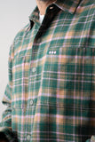 Surchemise tartan vert rose | Later