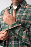 Surchemise tartan vert rose | Later