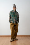 Surchemise tartan vert rose | Later