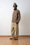 Veste homme Dune en tissu chevron beige LATER – See You Versailles