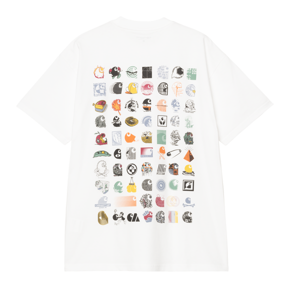 TEE SHIRT SS LOGO ARCHIVE WHITE / CARHARTT WIP