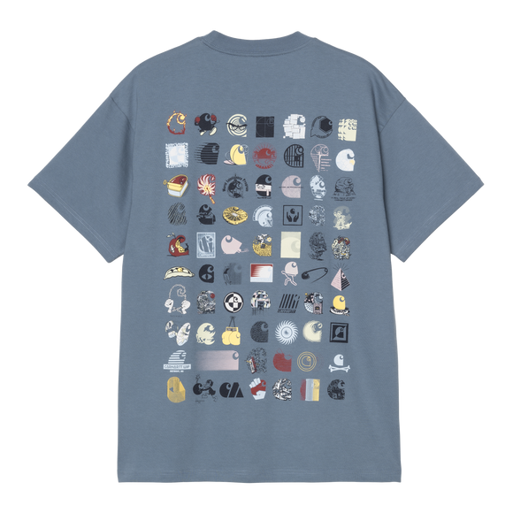 TEE SHIRT SS LOGO ARCHIVE BLUE / CARHARTT WIP