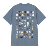 TEE SHIRT SS LOGO ARCHIVE BLUE / CARHARTT WIP