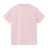 TSHIRT MANCHES COURTES ROSE CARHARTT WIP NOUVELLE COULEUR ETE 2025 COTON EPAIS COL ROND COUPE CLASSIQUE MIXTE STREETWEAR