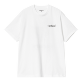TEE SHIRT MANCHES COURTES  BLANC LOGO CANARD CARHARTT WIP VERSAILLES