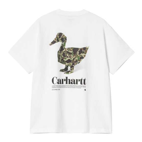 SS TEE SHIRT FOLD DUCK BLANC CARHARTT WIP