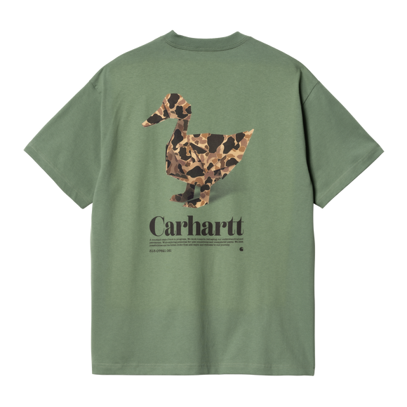 TEE SHIRT SS FOLD DUCK GREEN / CARHARTT WIP