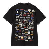 TEE SHIRT SHORT SLEEVE LOGO BLACK CARHARTT WIP COUPE LOOSE MIXTE STREETWEAR NOUVELLE COLLECTION