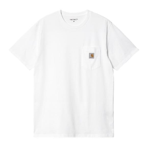 SS TEE SHIRT POCKET BLANC / CARHARTT WIP