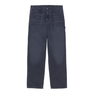 PANTALON SINGLE KNEE STONE CANVAS DARK NAVY / CARHARTT