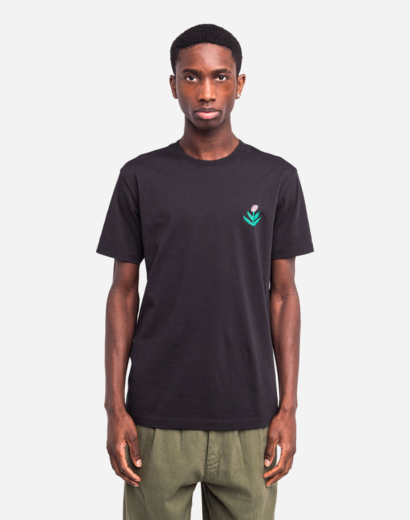 T-SHIRT BELLE SAISON NOIR CARBONE / OLOW