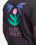 T-SHIRT BELLE SAISON NOIR CARBONE / OLOW