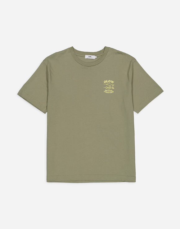 T-SHIRT BETTER TOGETHER VERT / OLOW
