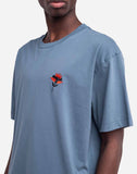 T-SHIRT BRIERE STEEL BLEU / OLOW