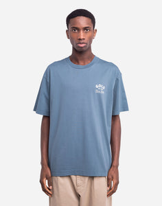 T-SHIRT GOLD BLEU ACIER / OLOW