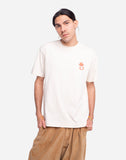 TEE SHIRT SERIGRAPHIE HATS CLUB BEIGE ORANGE OLOW VERSAILLES