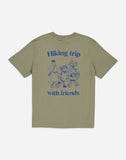 T-SHIRT HIKING TRIP VERT OLOW