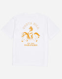 T-shirt Sabanero White OLOW vu de dos. Teinte blanche éclatante, épurée et minimaliste. Tissu en coton bio doux et respirant pour une sensation agréable toute la journée.
