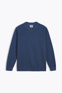 SWEAT COL ROND TERRY BLUE LAKE HOMECORE NOUVELLE COLLECTION CASUAL CHIC VERSAILLES HOMME LIGNE ROUGE DANS LE DOS