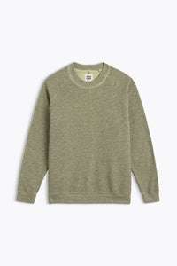 SWEAT COL ROND COTON EPAIS TERRY SWAMP GREEN HOMECORE HOMME CASUAL CHIC NOUVELLE COLLECTION ETE 2025 VERSAILLES DECONTRACTE
