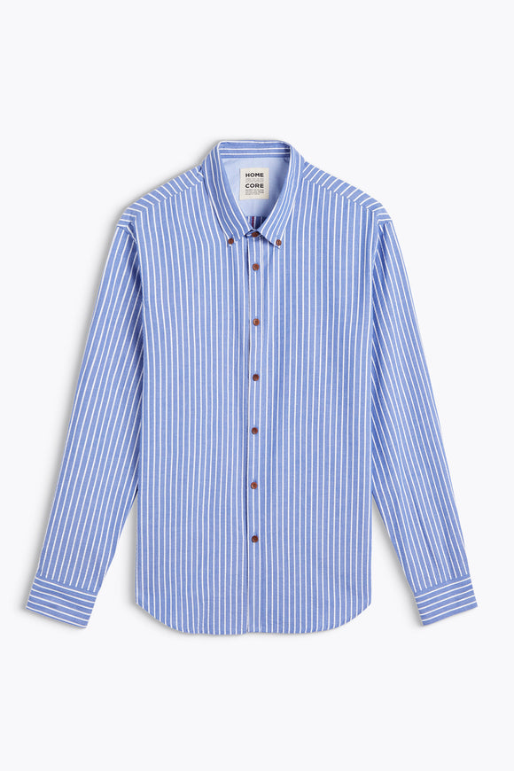 CHEMISE TOKYO MAR BLUE WHITE HOMECORE NOUVELLE COLLECTION ETE HOMME CONFORT CHIC DECONTRACTE VERSAILLES 