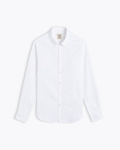 CHEMISE CLASSIQUE BLANCHE TOKYO OXFORD COTON HOMECORE LIGNE ROUGE COL CLASSIQUE HOMME FW24 BOUTIQUE VERSAILLES MARQUE FRANCAISE Streetwear Homecore Mode urbaine Casual chic Minimaliste Look Homecore Homecore Paris Vêtements Homecore Mode Homecore Marque Homecore