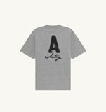 T-SHIRT MELANGE GRIS  / AUTRY