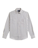 CHEMISE UNION STRIPE OXFORD BLEU / PORTUGUESE FLANNEL