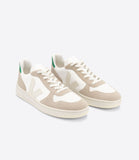 CHAUSSUE SUEDE BEIGE ET LACET BLANC VEJA 