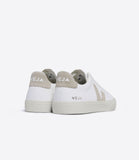 BASKET CAMPO EN CUIR BLANC SUEDE ET LOGO BEIGE VEJA VERSAILLES BASIQUE HOMME FEMME MODE ECORESPONSABLE