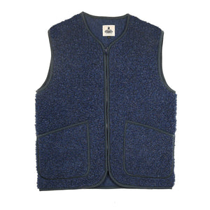 GILET LAINE PEPITCO DARK BLUE / COLDBREAKER