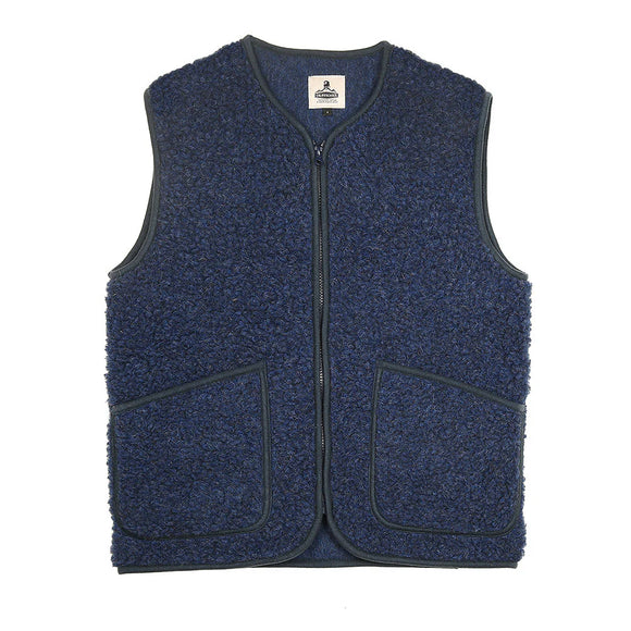 GILET LAINE PEPITCO DARK BLUE / COLDBREAKER