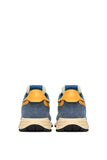 Baskets Autry Reelwind Low en nylon et daim Bottle et Orangeade Sneakers Autry coloris vert bouteille et orange Chaussures de sport Autry Reelwind Low pour hommes Baskets basses Autry en matériaux mixtes Autry Reelwind Low design vintage et performance