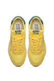 Autry Reelwind Low Baskets Autry en nylon et daim Sneakers Autry jaune et verte Chaussures Autry homme Autry Reelwind Low homme