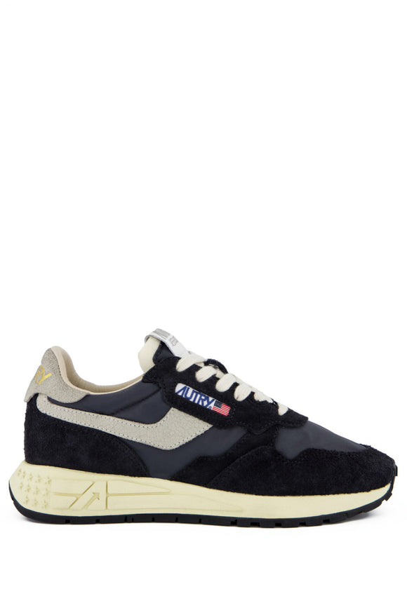 BASKET REELWIND LOW MAN BLACK/WHITE AUTRY 