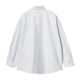 SHIRT WHITE STRIPES BLUE MEN WOMEN COLLECTION SS24 PRINTEMPS BOUTIQUE MAGASIN VERSAILLES
