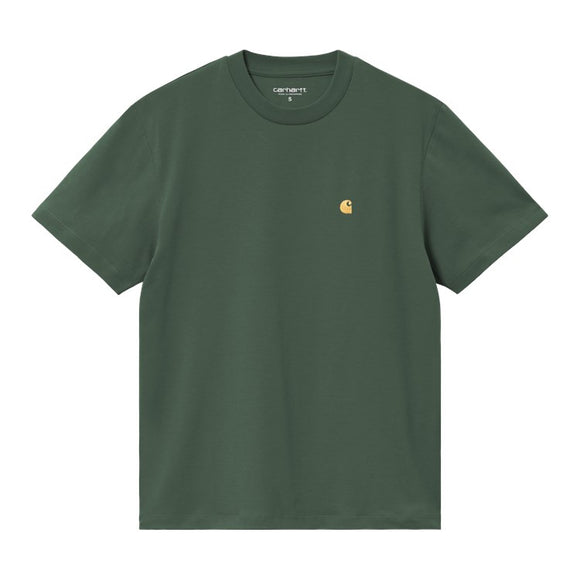 TEE SS CHASE SYCAMORE GREEN GOLD CHASE BRODERIE HOMME FEMME MIXTE COUPE LARGE