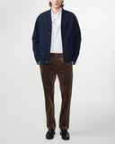 MANTEAU EN LAINE BLEUE ARINE FACON KIMONO NO NATIONALITY 07 VERSAILLES HIVER