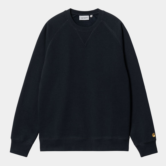 PULL MAILLE FINE BEIGE COUTURE APPARANTE CHASE NAVY CARHARTT WIP