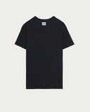 T-Shirt Robert Cocoa HOMECORE marron foncé uni à manches courtes sur fond clair.