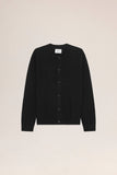 Cardigan col rond Jasper 60062 noir de NN.07 avec boutonnage devant.