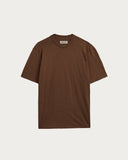 T-shirt Robert Cocoa HOMECORE pour homme. T-shirt marron à manches courtes et col rond.