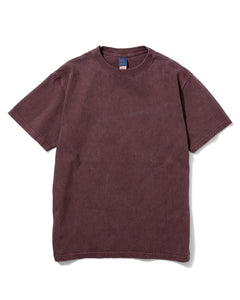 Tee-shirt S/S P-Bordeaux Good On – coupe droite, col rond, en coton jersey teint à l’ancienne pour un rendu unique. Un t-shirt fabriqué au Japon, au style vintage affirmé. Disponible chez SEE YOU, concept store à Versailles.