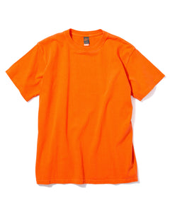 Tee-shirt S/S P-Orange Good On – coupe droite, col rond, en coton jersey teint à l’ancienne pour un rendu unique. Un t-shirt fabriqué au Japon, au style vintage affirmé. Disponible chez SEE YOU, concept store à Versailles.