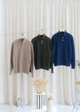 PULL MONTAGNE KAKI / CABANE