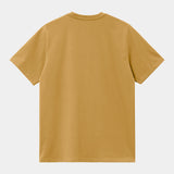TSHIRT LEGER COTON YELLOW SHORT SLEEVE VERSAILLES CARHARRT WIP