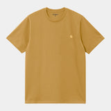 TEE SS CHASE JAUNE SUNRAY BRODERIE CARHARTT MANCHES COURTES