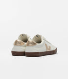 VOLLEY CUIR WHITE PLATINE / VEJA