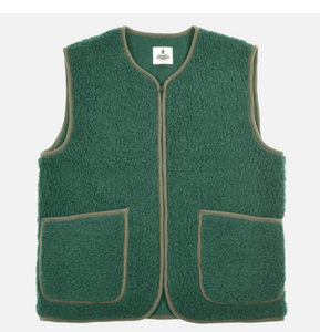 GILET LAINE PEPITCO DK GREEN COLDBREAKER
